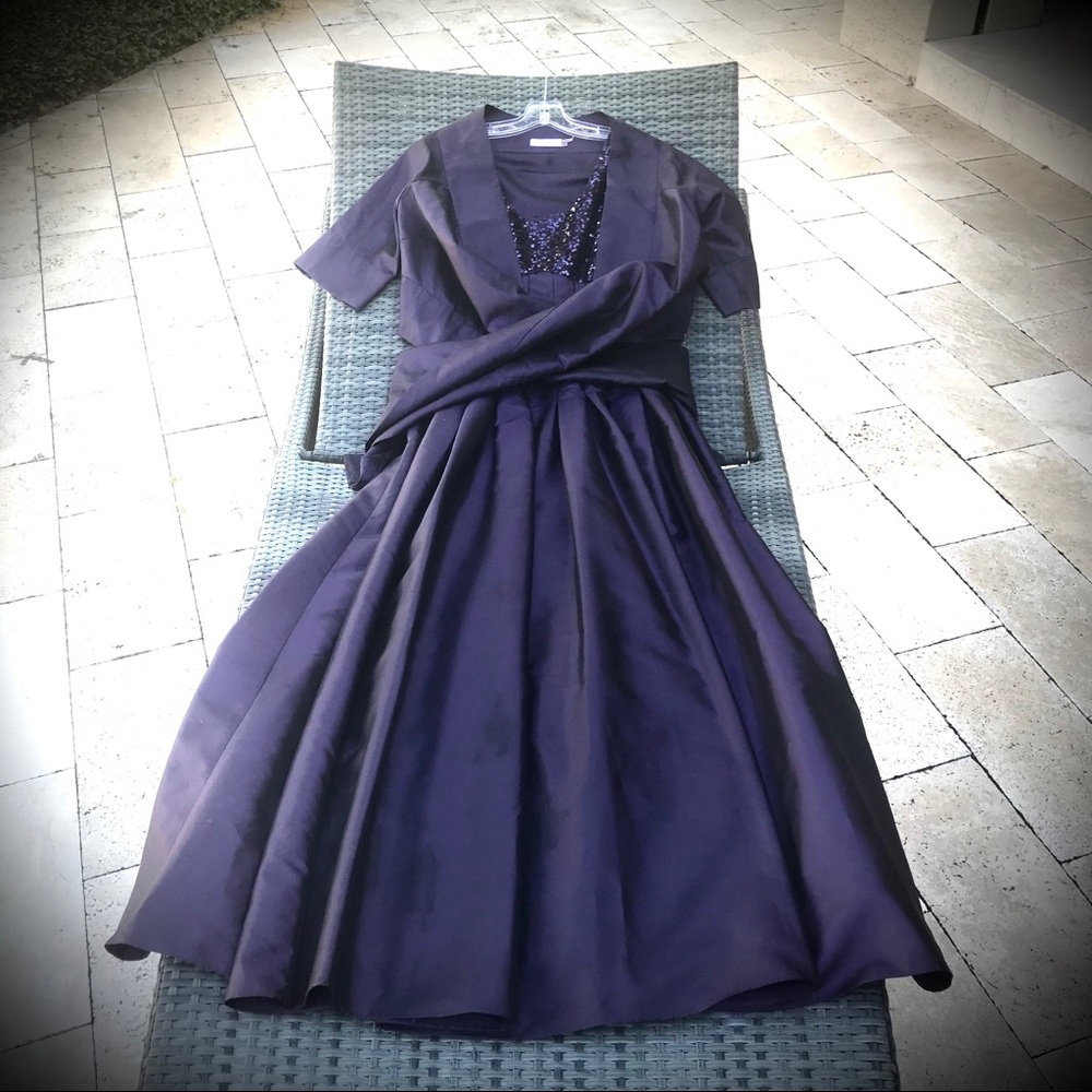 Calvin Klein Formal Ball Gown with Wrap
